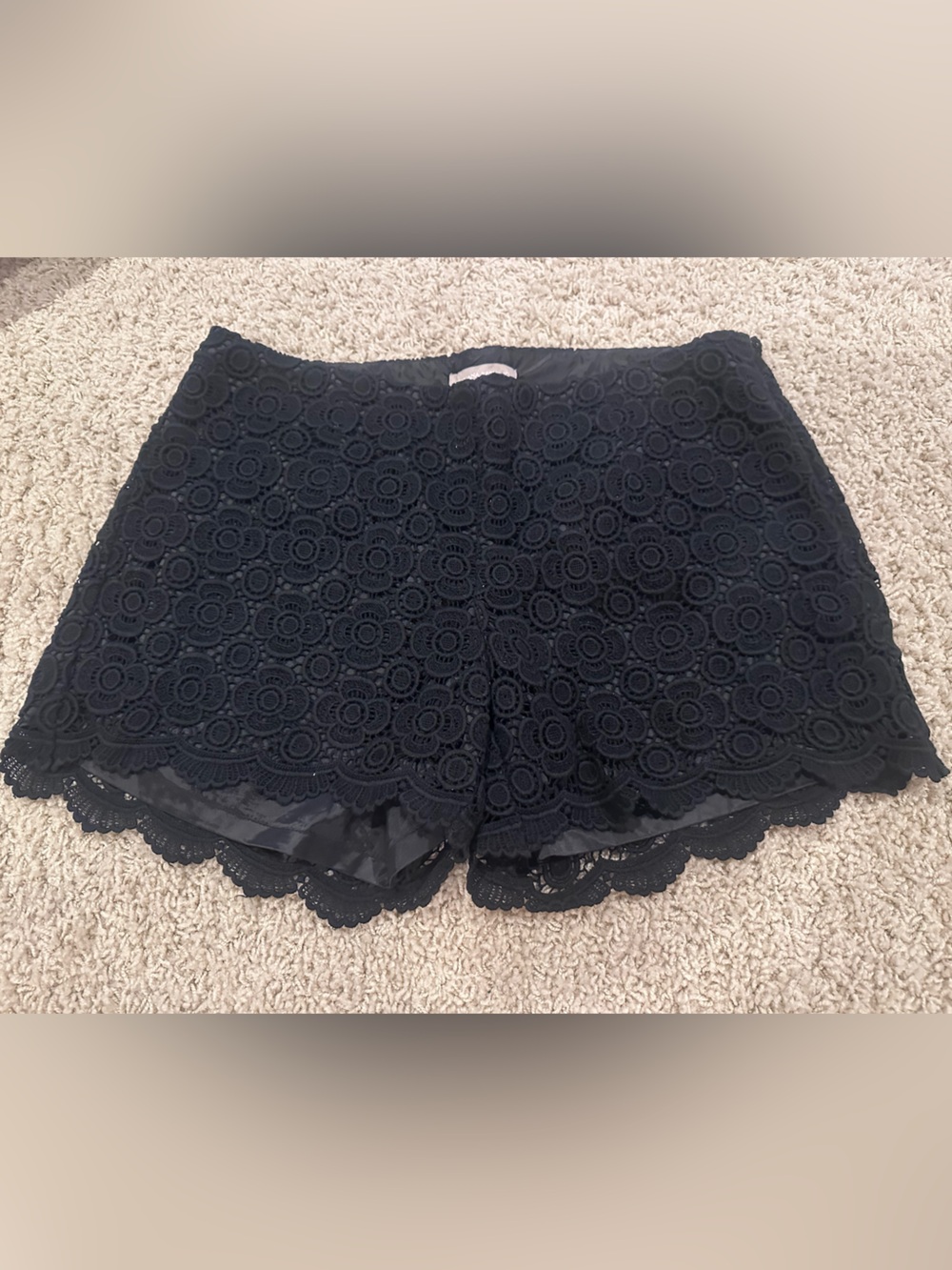 Banana Republic Black Lace Shorts